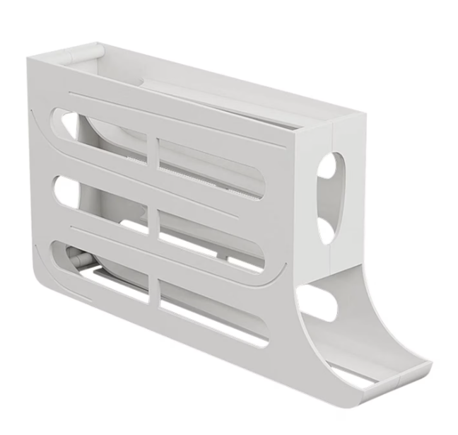 Organizator oua pentru frigider 4 niveluri capacitate 30 oua design automat